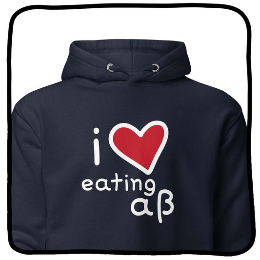 i ❤️ eating aß hoodie