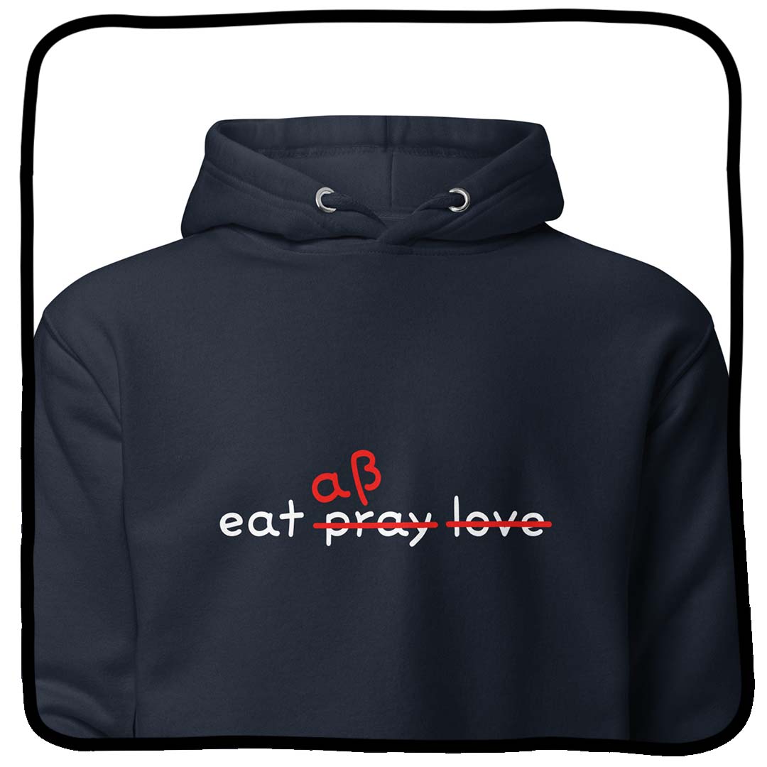 eat (pray love) aß hoodie