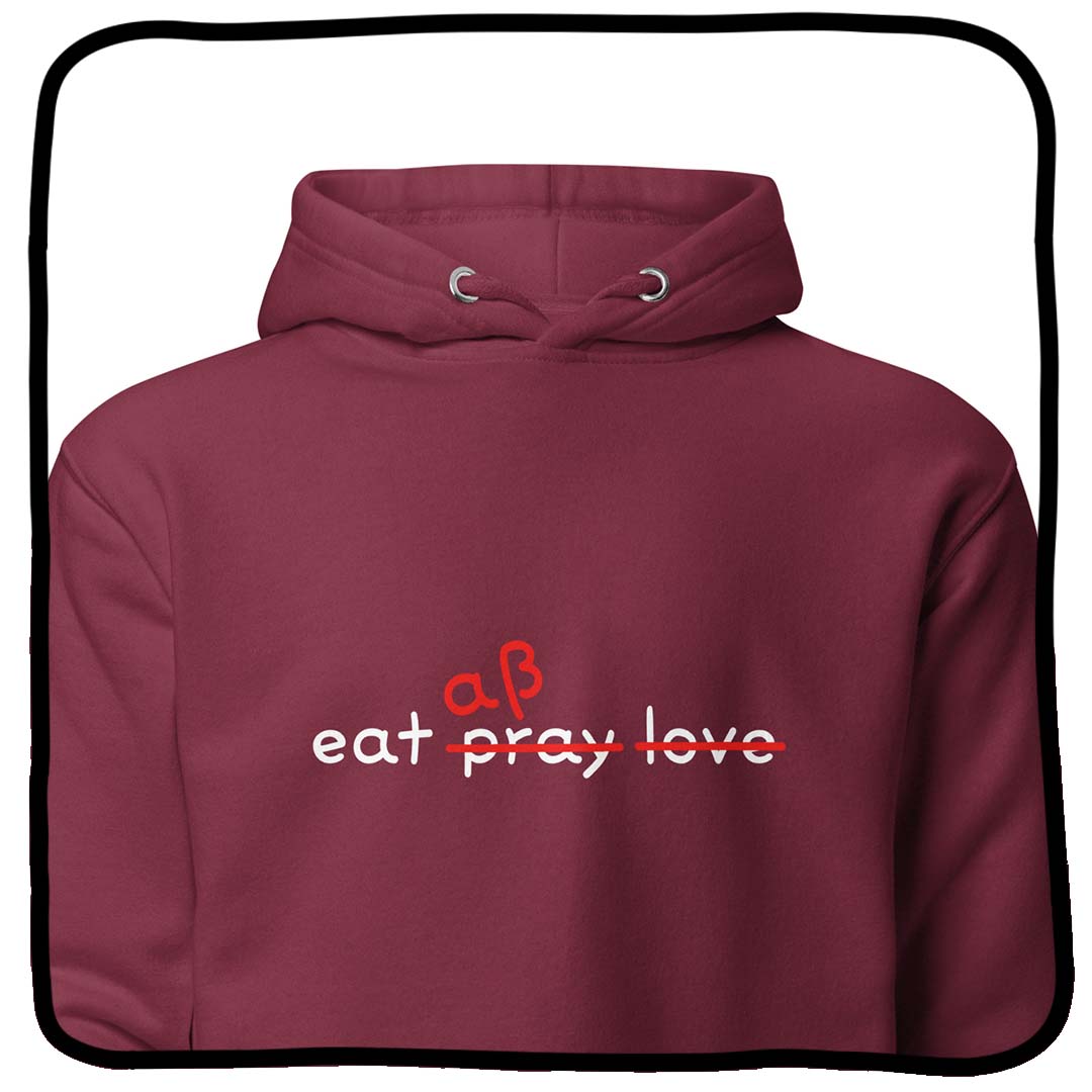 eat (pray love) aß hoodie
