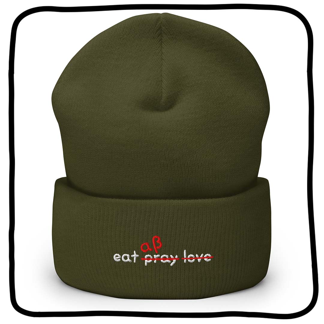 eat (pray love) aß beanie