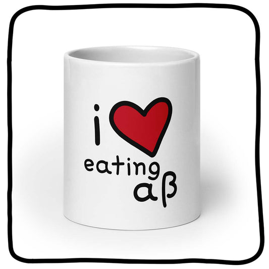 eating aß mug